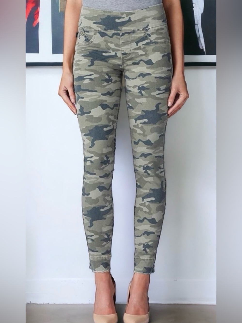 Rock and Republic Denim leggings pants camouflage size 10 NWT